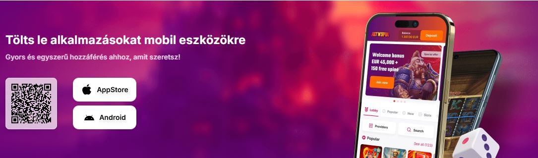 Töltsd le a HitNSpin alkalmazást mobil eszközödre